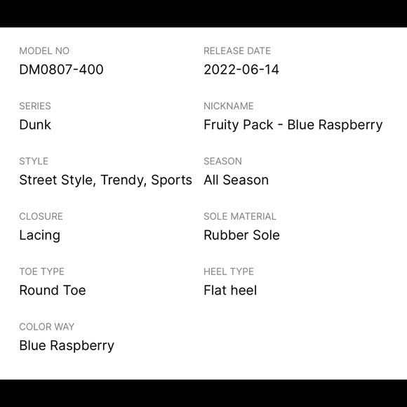 Nike SB Dunk Low Pro- Blue Raspberry - Picture 9 of 10